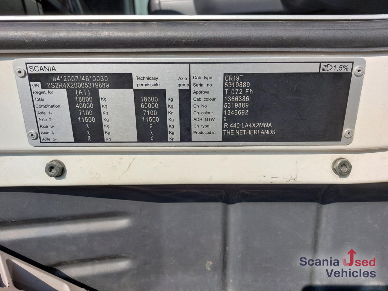 SCANIA R 440 LA4x2MNA E6 Topline - Tegljač: slika 5 SCANIA R 440 LA4x2MNA E6 Topline - Tegljač: slika 5
