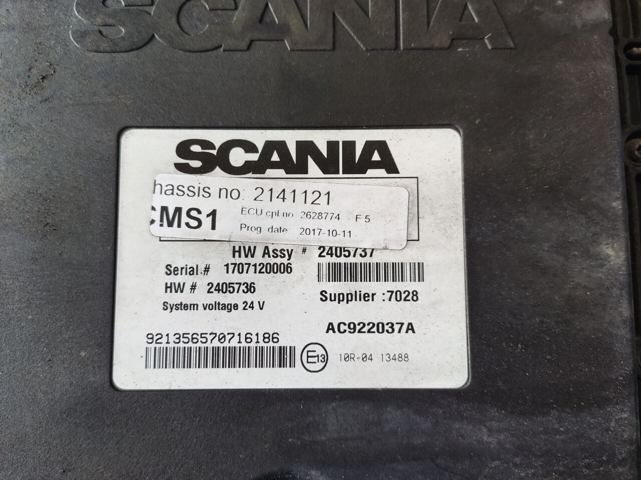 Scania CMS1 Scania truck - Upravljačka jedinica za Kamion: slika 2 Scania CMS1 Scania truck - Upravljačka jedinica za Kamion: slika 2