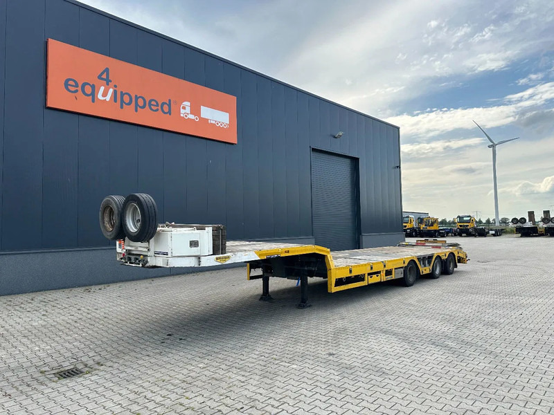 Broshuis E-2190/27 lowloader, wheel well, 4,1m extendable, steering axle - Niska poluprikolica za prevoz: slika 1 Broshuis E-2190/27 lowloader, wheel well, 4,1m extendable, steering axle - Niska poluprikolica za prevoz: slika 1