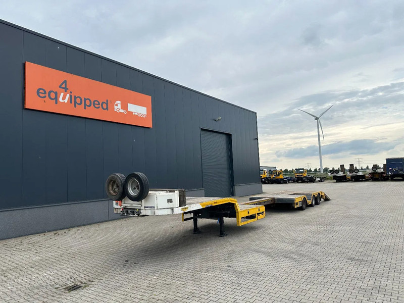 Broshuis E-2190/27 lowloader, wheel well, 4,1m extendable, steering axle - Niska poluprikolica za prevoz: slika 1 Broshuis E-2190/27 lowloader, wheel well, 4,1m extendable, steering axle - Niska poluprikolica za prevoz: slika 1