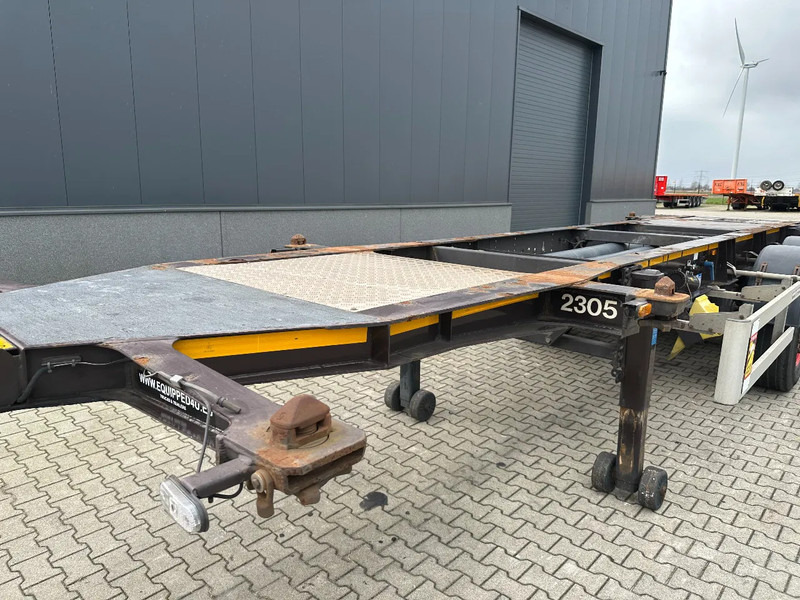 Poluprikolica za prevoz kontejnera/ Poluprikolica sa promenjivim sandukom Burg 20FT ADR (EX/II, EX/III, FL, AT) Chassis, Leergewicht : 3.690kg, SAF INTRADISC, 2x Liftachse, NL-Chassis: slika 10