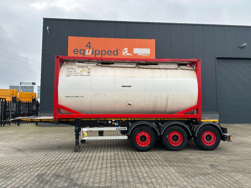 Burg 20FT ADR (EX/II, EX/III, FL, AT) Chassis + Tankcontainer 26.000L /3 baffels - Poluprikolica cisterna: slika 2 Burg 20FT ADR (EX/II, EX/III, FL, AT) Chassis + Tankcontainer 26.000L /3 baffels - Poluprikolica cisterna: slika 2