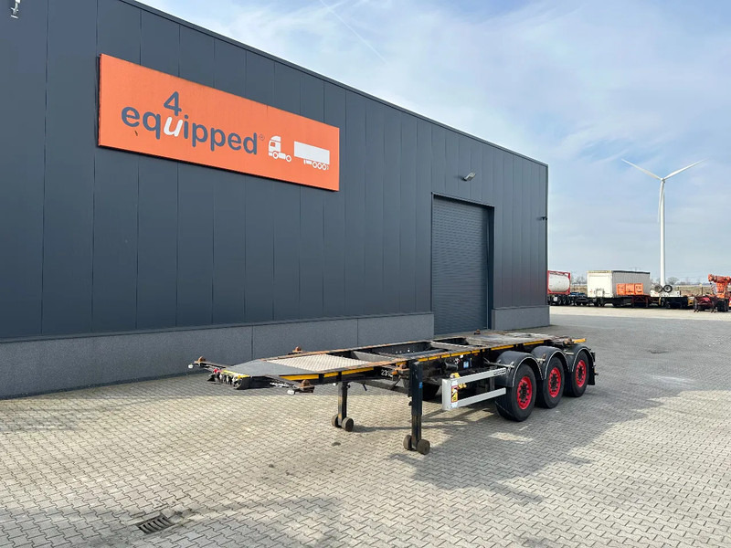 Burg 20FT ADR (EX/II, EX/III, FL, AT), Leergewicht : 3.690kg, SAF INTRADISC, 2x Liftachse, NL-Chassis, 75% Reifen - Poluprikolica za prevoz kontejnera/ Poluprikolica sa promenjivim sandukom: slika 1 Burg 20FT ADR (EX/II, EX/III, FL, AT), Leergewicht : 3.690kg, SAF INTRADISC, 2x Liftachse, NL-Chassis, 75% Reifen - Poluprikolica za prevoz kontejnera/ Poluprikolica sa promenjivim sandukom: slika 1