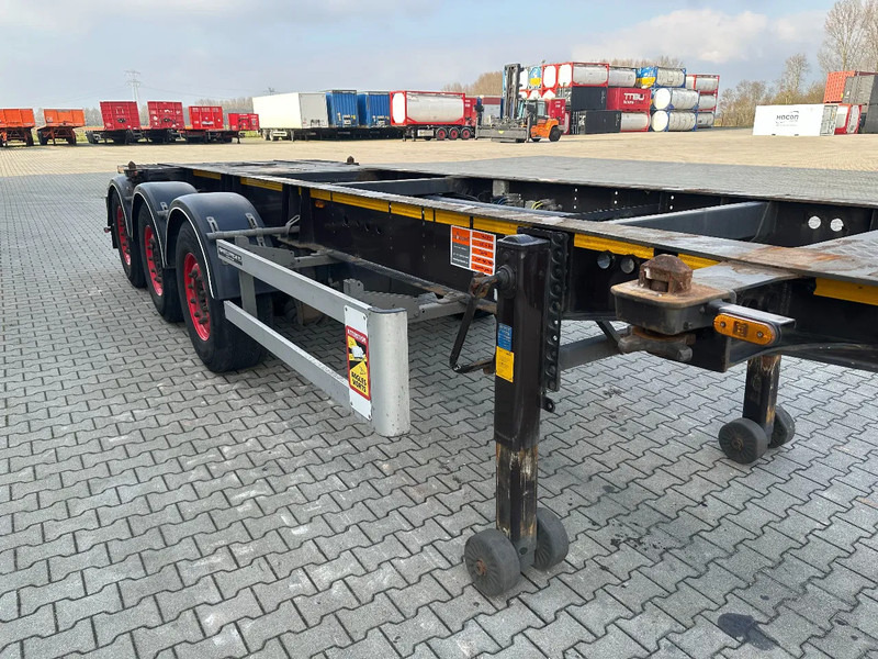 Poluprikolica za prevoz kontejnera/ Poluprikolica sa promenjivim sandukom Burg 20FT ADR (EX/II, EX/III, FL, AT), Leergewicht: 3.690kg, SAF INTRADISC, 2x liftaxle, ALCOA, NL-Chassis, APK/ADR: 08-2025: slika 12