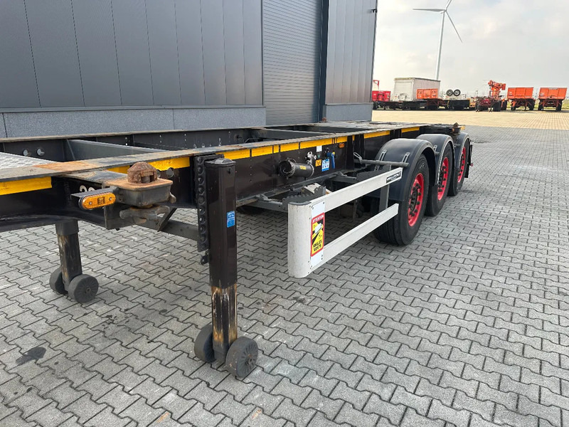 Poluprikolica za prevoz kontejnera/ Poluprikolica sa promenjivim sandukom Burg 20FT ADR (EX/II, EX/III, FL, AT), Leergewicht: 3.690kg, SAF INTRADISC, 2x liftaxle, ALCOA, NL-Chassis, APK/ADR: 08-2025: slika 9