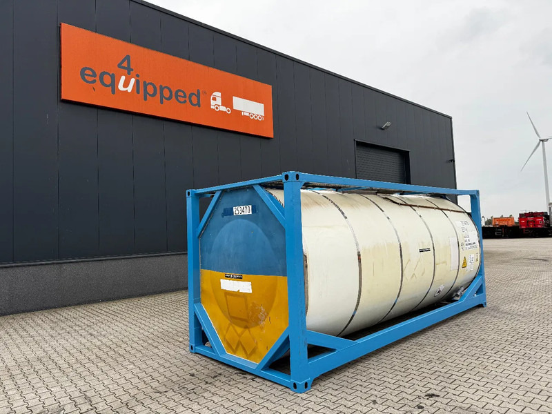 CIMC 20FT ISO / 25.010L / 1-COMP. / 22T6 / UN Portable / T11 / 5Y ADR- + CSC test: 02-2027 - Rezervoar za skladištenje: slika 1 CIMC 20FT ISO / 25.010L / 1-COMP. / 22T6 / UN Portable / T11 / 5Y ADR- + CSC test: 02-2027 - Rezervoar za skladištenje: slika 1