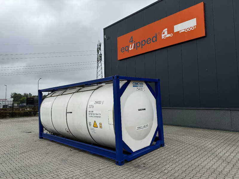CIMC 20FT ISO, 25.050L / 1-COMP / 3 BAFFELS / T11 / 4 manholes / ADR valid until 04/2027 - Tank kontejner: slika 3 CIMC 20FT ISO, 25.050L / 1-COMP / 3 BAFFELS / T11 / 4 manholes / ADR valid until 04/2027 - Tank kontejner: slika 3