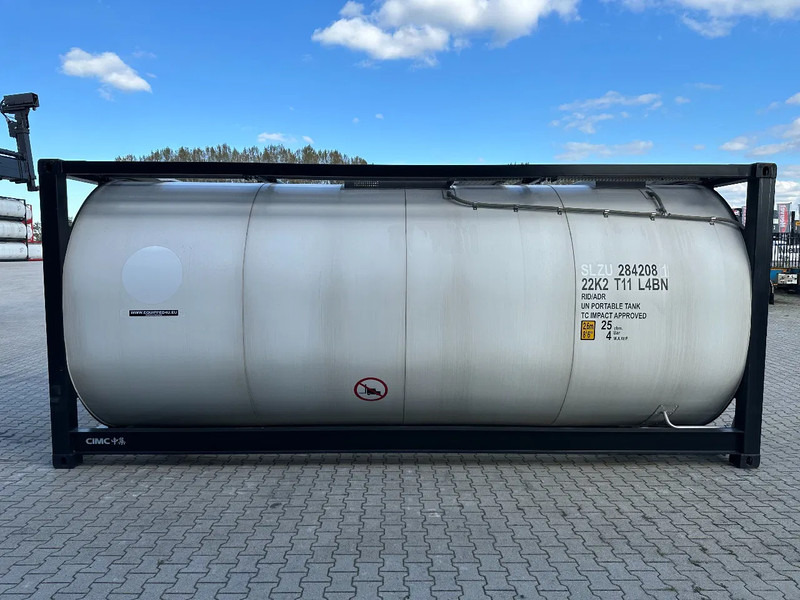 CIMC NEW / UNUSED, for FOOD STUFF or CHEMICAL, 20FT ISO, 25.030L, L4BN, UN Portable, T11, test: 1-2027 - Rezervoar za skladištenje: slika 3 CIMC NEW / UNUSED, for FOOD STUFF or CHEMICAL, 20FT ISO, 25.030L, L4BN, UN Portable, T11, test: 1-2027 - Rezervoar za skladištenje: slika 3