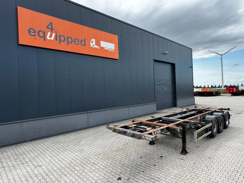 DESOT nice 20FT/30FT ADR-Chassis for SMALL PRICE, liftaxle, 5 twistlocks arms - Poluprikolica za prevoz kontejnera/ Poluprikolica sa promenjivim sandukom: slika 1 DESOT nice 20FT/30FT ADR-Chassis for SMALL PRICE, liftaxle, 5 twistlocks arms - Poluprikolica za prevoz kontejnera/ Poluprikolica sa promenjivim sandukom: slika 1