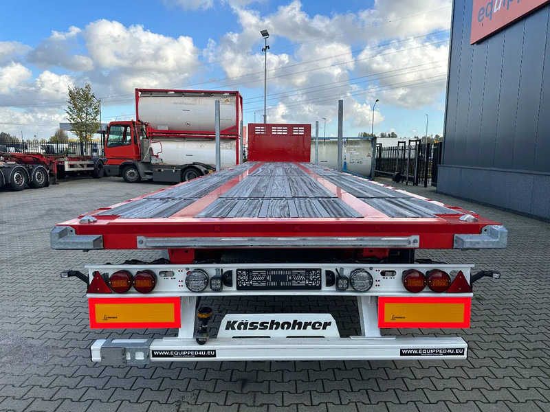 Kässbohrer NEU Heavy-Duty Platform, Heckbündig, Twistlocks (1x 40FT / 2x 20FT), ADR (EX/II, EX/III, FL, AT), Rungtasschen, Scheibebremsen - Poluprikolica za prevoz kontejnera/ Poluprikolica sa promenjivim sandukom: slika 4 Kässbohrer NEU Heavy-Duty Platform, Heckbündig, Twistlocks (1x 40FT / 2x 20FT), ADR (EX/II, EX/III, FL, AT), Rungtasschen, Scheibebremsen - Poluprikolica za prevoz kontejnera/ Poluprikolica sa promenjivim sandukom: slika 4