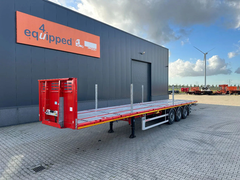 Kässbohrer nieuwe, direct leverbare Heavy-Duty platte oplegger, Heckbündig, Twistlocks (1x 40FT / 2x 20FT), rongpotten, schijfremmen, NL-re - Plato poluprikolica: slika 1 Kässbohrer nieuwe, direct leverbare Heavy-Duty platte oplegger, Heckbündig, Twistlocks (1x 40FT / 2x 20FT), rongpotten, schijfremmen, NL-re - Plato poluprikolica: slika 1