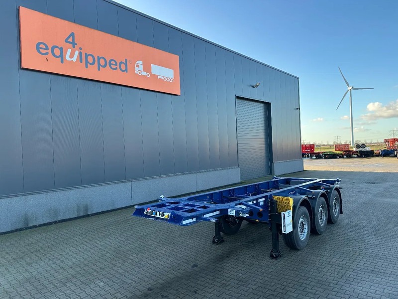 Krone NEW / DIRECT AVAILABLE 20FT ADR-CHASSIS, EMPTY WEIGHT: 3.470kg, DISCBRAKES, LIFTAXLE, 2x available - Poluprikolica za prevoz kontejnera/ Poluprikolica sa promenjivim sandukom: slika 1 Krone NEW / DIRECT AVAILABLE 20FT ADR-CHASSIS, EMPTY WEIGHT: 3.470kg, DISCBRAKES, LIFTAXLE, 2x available - Poluprikolica za prevoz kontejnera/ Poluprikolica sa promenjivim sandukom: slika 1