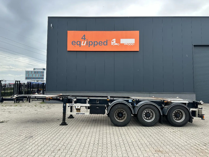 LAG 20FT + 30FT, BPW + DISC, LIFTAXLE, NL-CHASSIS, APK: 10/2026 - Poluprikolica za prevoz kontejnera/ Poluprikolica sa promenjivim sandukom: slika 2 LAG 20FT + 30FT, BPW + DISC, LIFTAXLE, NL-CHASSIS, APK: 10/2026 - Poluprikolica za prevoz kontejnera/ Poluprikolica sa promenjivim sandukom: slika 2