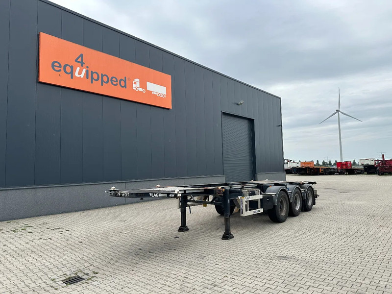 LAG 20FT + 30FT, BPW + DISC, LIFTAXLE, NL-CHASSIS, APK: 10/2026 - Poluprikolica za prevoz kontejnera/ Poluprikolica sa promenjivim sandukom: slika 1 LAG 20FT + 30FT, BPW + DISC, LIFTAXLE, NL-CHASSIS, APK: 10/2026 - Poluprikolica za prevoz kontejnera/ Poluprikolica sa promenjivim sandukom: slika 1