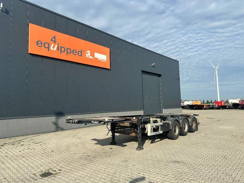 LAG 20FT + 30FT, BPW + DISC, LIFTAXLE, NL-CHASSIS - Poluprikolica za prevoz kontejnera/ Poluprikolica sa promenjivim sandukom: slika 1 LAG 20FT + 30FT, BPW + DISC, LIFTAXLE, NL-CHASSIS - Poluprikolica za prevoz kontejnera/ Poluprikolica sa promenjivim sandukom: slika 1