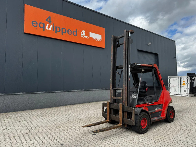 Linde H80D FORKLIFT, 8000KG, duplex, 6 cil. Deutz diesel, 14.934hrs, - Dizel viljuškar: slika 1 Linde H80D FORKLIFT, 8000KG, duplex, 6 cil. Deutz diesel, 14.934hrs, - Dizel viljuškar: slika 1