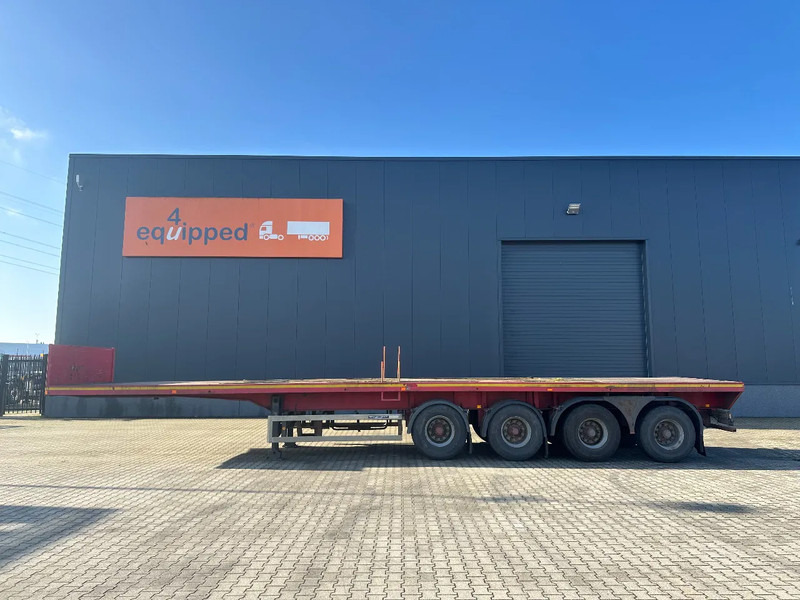 MOL 62 tons Ballast trailer, 4 axles, 2 steering axles, Belgium- trailer, very good tyres - Plato poluprikolica: slika 3 MOL 62 tons Ballast trailer, 4 axles, 2 steering axles, Belgium- trailer, very good tyres - Plato poluprikolica: slika 3