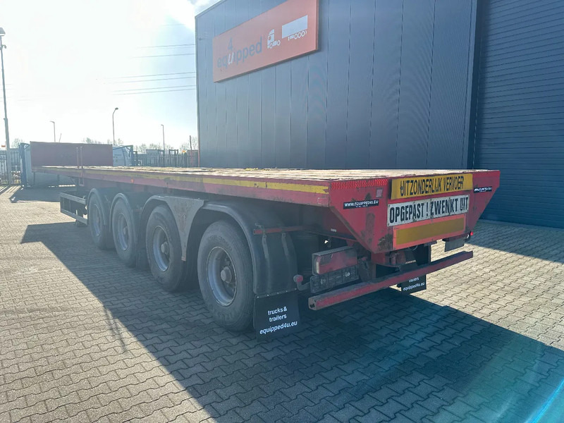 MOL 62 tons Ballast trailer, 4 axles, 2 steering axles, Belgium- trailer, very good tyres - Plato poluprikolica: slika 2 MOL 62 tons Ballast trailer, 4 axles, 2 steering axles, Belgium- trailer, very good tyres - Plato poluprikolica: slika 2