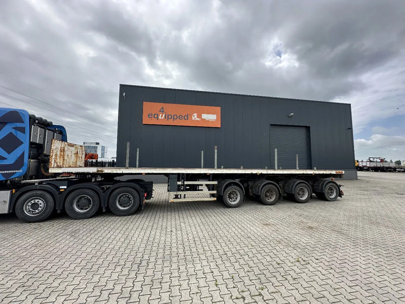Nooteboom OVB-73-04, 73 tons Ballast trailer, 4 axles, 3 hydraulic steering axles, 75% tyres, MOT 03/2026 - Plato poluprikolica: slika 2 Nooteboom OVB-73-04, 73 tons Ballast trailer, 4 axles, 3 hydraulic steering axles, 75% tyres, MOT 03/2026 - Plato poluprikolica: slika 2