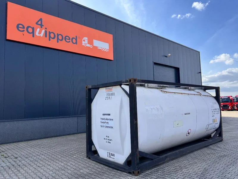 SINGAMAS TOP: Food grade, 25.000L, foodgrade, insp. till 07/2026 - Rezervoar za skladištenje: slika 1 SINGAMAS TOP: Food grade, 25.000L, foodgrade, insp. till 07/2026 - Rezervoar za skladištenje: slika 1