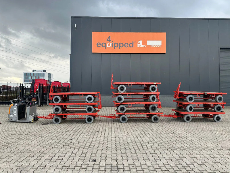 Still + 9x 2016 MAFI double-steered and connectable heavy-duty trailers with 6000kg loading capacity - Plato prikolica: slika 1 Still + 9x 2016 MAFI double-steered and connectable heavy-duty trailers with 6000kg loading capacity - Plato prikolica: slika 1