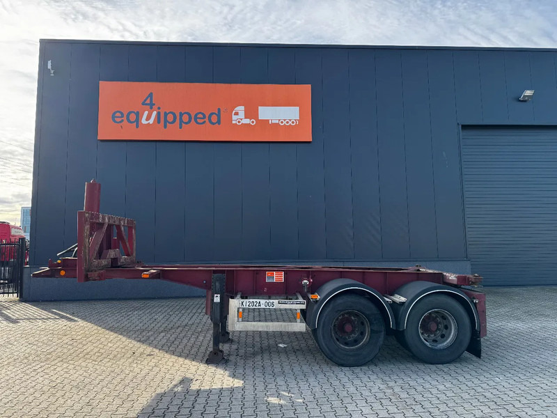 Van Hool 2 AXLE 20FT TIPPING-CHASSIS, TWIN-TIRES, BPW + DRUM, ALCOA, MOT 7/2026 - Poluprikolica za prevoz kontejnera/ Poluprikolica sa promenjivim sandukom: slika 3 Van Hool 2 AXLE 20FT TIPPING-CHASSIS, TWIN-TIRES, BPW + DRUM, ALCOA, MOT 7/2026 - Poluprikolica za prevoz kontejnera/ Poluprikolica sa promenjivim sandukom: slika 3