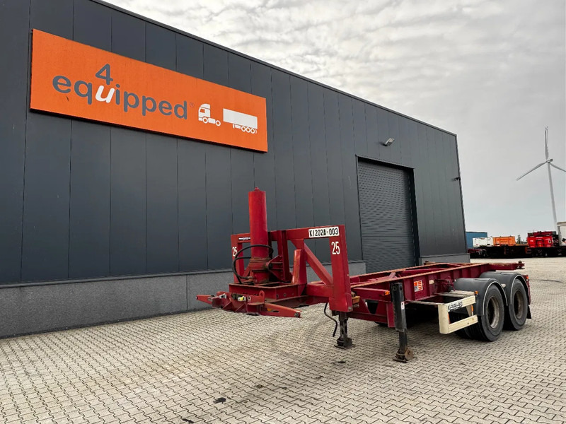 Van Hool 2 AXLE 20FT TIPPING-CHASSIS, TWIN-TIRES, BPW + DRUM - Poluprikolica za prevoz kontejnera/ Poluprikolica sa promenjivim sandukom: slika 1 Van Hool 2 AXLE 20FT TIPPING-CHASSIS, TWIN-TIRES, BPW + DRUM - Poluprikolica za prevoz kontejnera/ Poluprikolica sa promenjivim sandukom: slika 1