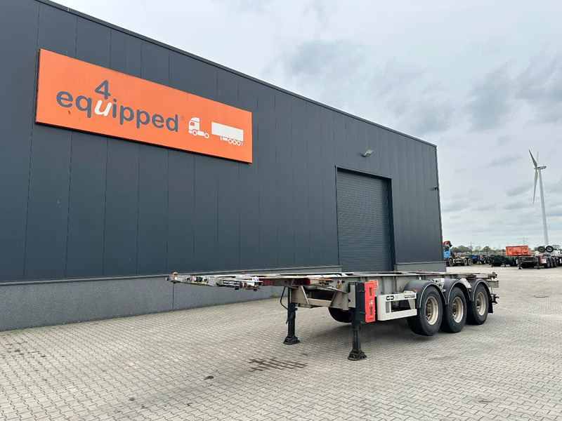 Van Hool 20FT/30FT, ADR (EX/II, EX/III, FL, AT), BPW + drum, ALCOA, galvanized, liftaxle, NL-Chassis - Poluprikolica za prevoz kontejnera/ Poluprikolica sa promenjivim sandukom: slika 1 Van Hool 20FT/30FT, ADR (EX/II, EX/III, FL, AT), BPW + drum, ALCOA, galvanized, liftaxle, NL-Chassis - Poluprikolica za prevoz kontejnera/ Poluprikolica sa promenjivim sandukom: slika 1