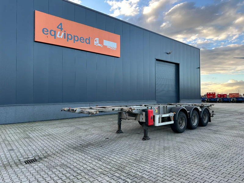 Van Hool 20FT/30FT, ADR (FL, AT, OX), empty weight: 3.700kg, ALCOA, galvanized, BPW + DISC, liftaxle - Poluprikolica za prevoz kontejnera/ Poluprikolica sa promenjivim sandukom: slika 1 Van Hool 20FT/30FT, ADR (FL, AT, OX), empty weight: 3.700kg, ALCOA, galvanized, BPW + DISC, liftaxle - Poluprikolica za prevoz kontejnera/ Poluprikolica sa promenjivim sandukom: slika 1