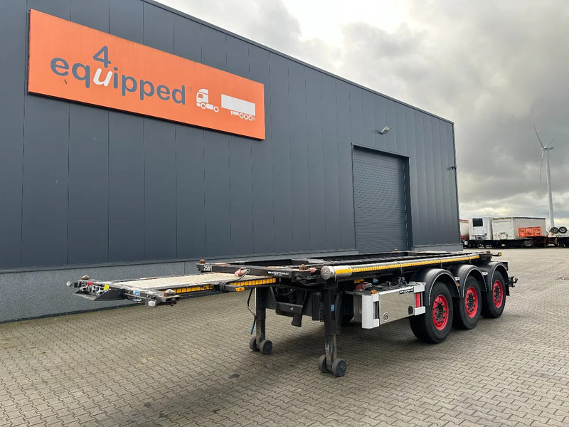 Van Hool 20FT, 66° Tipping-chassis, ADR (EX/II, EX/III, FL, AT), SAF, 2 liftaxles, 380V - Poluprikolica za prevoz kontejnera/ Poluprikolica sa promenjivim sandukom: slika 2 Van Hool 20FT, 66° Tipping-chassis, ADR (EX/II, EX/III, FL, AT), SAF, 2 liftaxles, 380V - Poluprikolica za prevoz kontejnera/ Poluprikolica sa promenjivim sandukom: slika 2