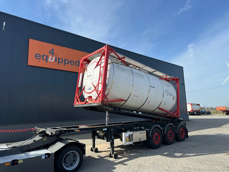 Van Hool 20FT Tipping-chassis, ADR (EX/II, EX/III, FL, AT), SAF, 2 liftaxles, APK/ADR: 10-2025 - Poluprikolica za prevoz kontejnera/ Poluprikolica sa promenjivim sandukom: slika 1 Van Hool 20FT Tipping-chassis, ADR (EX/II, EX/III, FL, AT), SAF, 2 liftaxles, APK/ADR: 10-2025 - Poluprikolica za prevoz kontejnera/ Poluprikolica sa promenjivim sandukom: slika 1