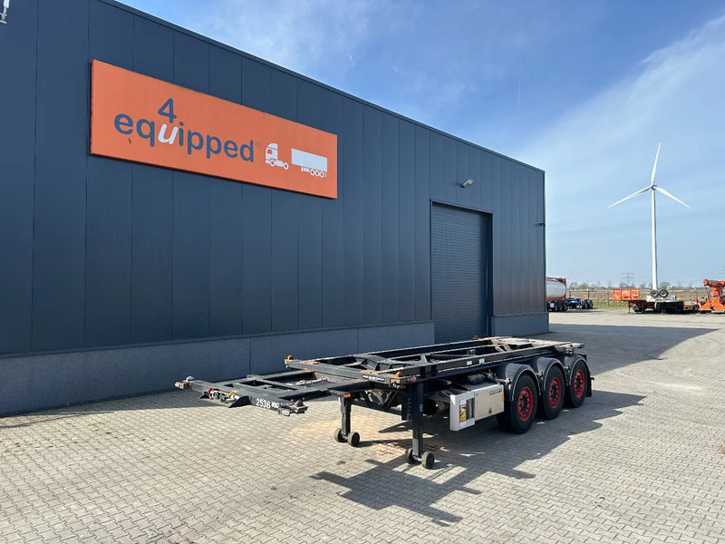 Van Hool 20FT Tipping-chassis, ADR (EX/II, EX/III, FL, AT), SAF, 2 liftaxles, APK/ADR: 10-2025 - Poluprikolica za prevoz kontejnera/ Poluprikolica sa promenjivim sandukom: slika 2 Van Hool 20FT Tipping-chassis, ADR (EX/II, EX/III, FL, AT), SAF, 2 liftaxles, APK/ADR: 10-2025 - Poluprikolica za prevoz kontejnera/ Poluprikolica sa promenjivim sandukom: slika 2
