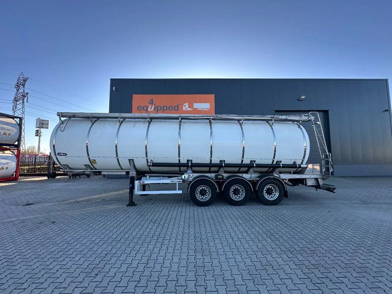 Van Hool LEVENSMIDDELEN / 39.000L / 3-KAMMER / INOX / NL-Auflieger / APK: 03/202 - Poluprikolica cisterna: slika 2 Van Hool LEVENSMIDDELEN / 39.000L / 3-KAMMER / INOX / NL-Auflieger / APK: 03/202 - Poluprikolica cisterna: slika 2