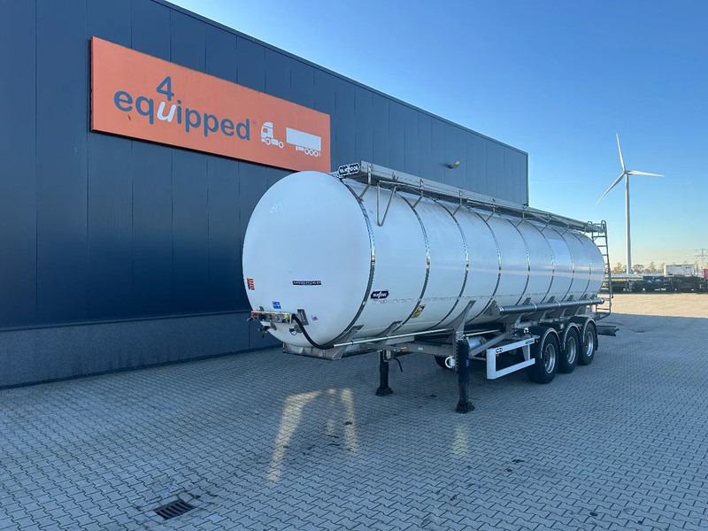 Van Hool LEVENSMIDDELEN / 39.000L / 3-KAMMER / INOX / NL-Auflieger / APK: 03/202 - Poluprikolica cisterna: slika 1 Van Hool LEVENSMIDDELEN / 39.000L / 3-KAMMER / INOX / NL-Auflieger / APK: 03/202 - Poluprikolica cisterna: slika 1