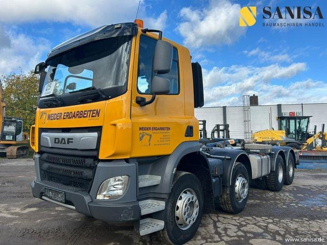 DAF CF 450/Abrollkipper HYVA 30-67-S 30TON/Lenkachse - Kamion sa hidrauličnom kukom: slika 1 DAF CF 450/Abrollkipper HYVA 30-67-S 30TON/Lenkachse - Kamion sa hidrauličnom kukom: slika 1