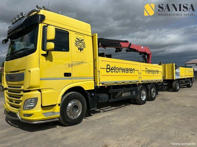 DAF XF 480/HMF 2530 L-CR Kran/Lenk/Lift/Baustoff - Kamion sa tovarnim sandukom: slika 3 DAF XF 480/HMF 2530 L-CR Kran/Lenk/Lift/Baustoff - Kamion sa tovarnim sandukom: slika 3