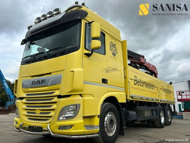 DAF XF 480/HMF 2530 L-CR Kran/Lenk/Lift/Baustoff - Kamion sa tovarnim sandukom: slika 2 DAF XF 480/HMF 2530 L-CR Kran/Lenk/Lift/Baustoff - Kamion sa tovarnim sandukom: slika 2