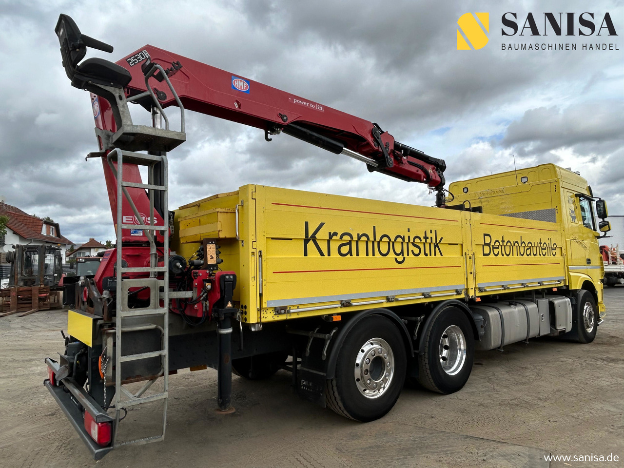 DAF XF 480/HMF 2530 L-CR Kran/Lenk/Lift/Baustoff - Kamion sa tovarnim sandukom, Kamion sa dizalicom: slika 5 DAF XF 480/HMF 2530 L-CR Kran/Lenk/Lift/Baustoff - Kamion sa tovarnim sandukom, Kamion sa dizalicom: slika 5