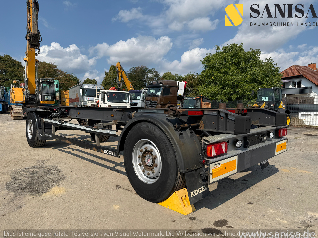 KÖGEL AW18/Wechselfahrgestell/BDF/Pneumatik - Prikolica sa golom šasijom: slika 3 KÖGEL AW18/Wechselfahrgestell/BDF/Pneumatik - Prikolica sa golom šasijom: slika 3