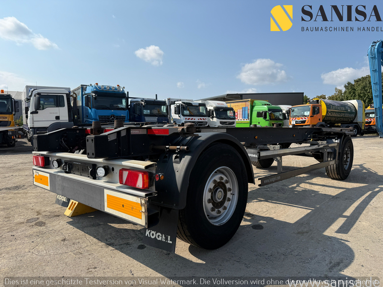 KÖGEL AW18/Wechselfahrgestell/BDF/Pneumatik - Prikolica sa golom šasijom: slika 4 KÖGEL AW18/Wechselfahrgestell/BDF/Pneumatik - Prikolica sa golom šasijom: slika 4