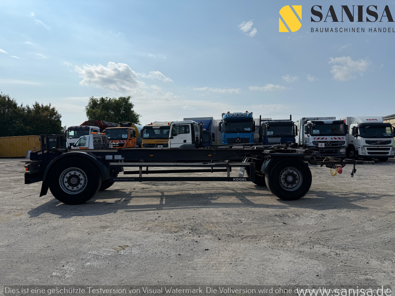 KÖGEL AW18/Wechselfahrgestell/BDF/Pneumatik - Prikolica sa golom šasijom: slika 5 KÖGEL AW18/Wechselfahrgestell/BDF/Pneumatik - Prikolica sa golom šasijom: slika 5