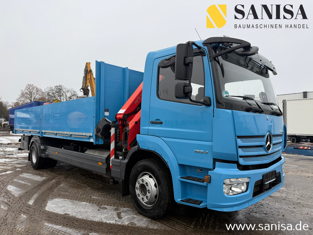 MERCEDES-BENZ Atego 1524/Palfinger PK 9.501/Funk - Kamion sa tovarnim sandukom, Kamion sa dizalicom: slika 1 MERCEDES-BENZ Atego 1524/Palfinger PK 9.501/Funk - Kamion sa tovarnim sandukom, Kamion sa dizalicom: slika 1