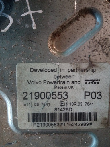 EDC VOLVO FH460 D13K460 21900553 P03 - Upravljačka jedinica za Kamion: slika 1 EDC VOLVO FH460 D13K460 21900553 P03 - Upravljačka jedinica za Kamion: slika 1