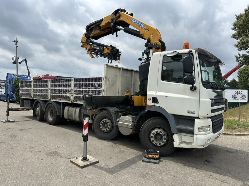 DAF CF 85.360 8x2 + CRANE (25m!) EFFER 305 6S + JIB 4S + ROTATOR - PLATORM 7m60 - LIFT + STEERING AXLE - EURO 5 - BE - Kamion sa dizalicom: slika 2 DAF CF 85.360 8x2 + CRANE (25m!) EFFER 305 6S + JIB 4S + ROTATOR - PLATORM 7m60 - LIFT + STEERING AXLE - EURO 5 - BE - Kamion sa dizalicom: slika 2