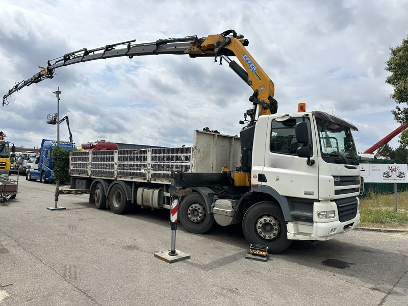 DAF CF 85.360 8x2 + CRANE (25m!) EFFER 305 6S + JIB 4S + ROTATOR - PLATORM 7m60 - LIFT + STEERING AXLE - EURO 5 - BE - Kamion sa dizalicom: slika 1 DAF CF 85.360 8x2 + CRANE (25m!) EFFER 305 6S + JIB 4S + ROTATOR - PLATORM 7m60 - LIFT + STEERING AXLE - EURO 5 - BE - Kamion sa dizalicom: slika 1