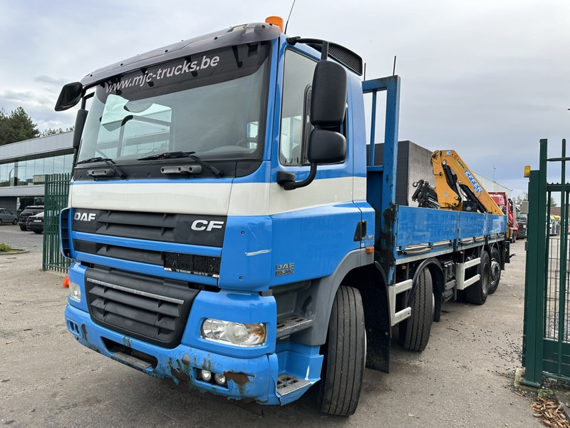 DAF CF 85.360 8x2 PLATFORM 7m35 + CRANE EFFER 165-3S + RADIO - MANUAL GEARBOX ZF - EURO 5 - BE TRUCK - Kamion sa dizalicom: slika 4 DAF CF 85.360 8x2 PLATFORM 7m35 + CRANE EFFER 165-3S + RADIO - MANUAL GEARBOX ZF - EURO 5 - BE TRUCK - Kamion sa dizalicom: slika 4