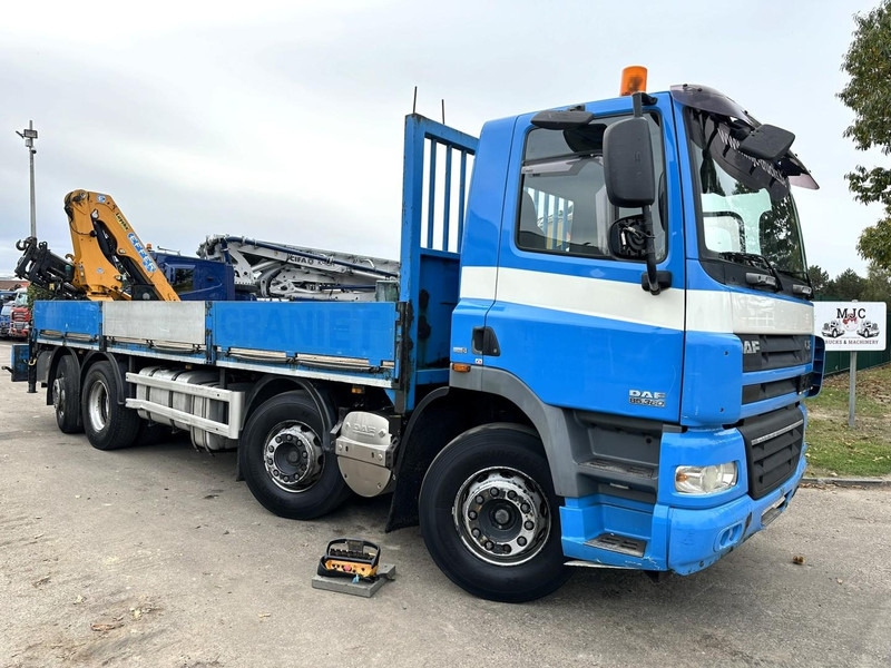 DAF CF 85.360 8x2 PRITSCHE 7m35 + KRAN EFFER 165-3S + RADIO - MANUAL GEARBOX ZF - EURO 5 - BE TRUCK - Kamion sa tovarnim sandukom, Kamion sa dizalicom: slika 1 DAF CF 85.360 8x2 PRITSCHE 7m35 + KRAN EFFER 165-3S + RADIO - MANUAL GEARBOX ZF - EURO 5 - BE TRUCK - Kamion sa tovarnim sandukom, Kamion sa dizalicom: slika 1
