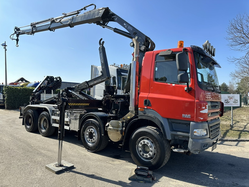 DAF CF 85.410 8x4 HOOKLIFT + CRANE HIAB 244 EP-3 HIDUO - Radio - Rotator - RETARDER - EURO 4 - BIG AXLES HUB REDUCTION - Kamion sa hidrauličnom kukom, Kamion sa dizalicom: slika 1 DAF CF 85.410 8x4 HOOKLIFT + CRANE HIAB 244 EP-3 HIDUO - Radio - Rotator - RETARDER - EURO 4 - BIG AXLES HUB REDUCTION - Kamion sa hidrauličnom kukom, Kamion sa dizalicom: slika 1