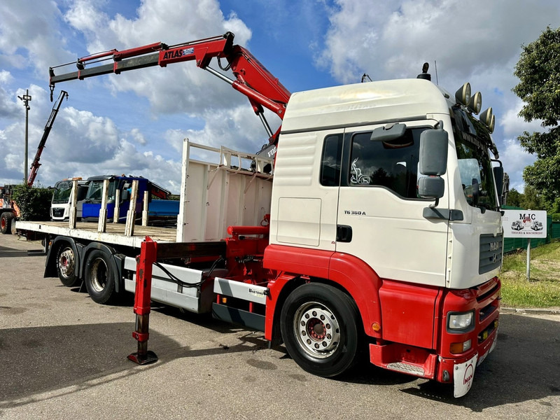MAN TG 360 A 6x2 + KRAN ATLAS 100.1 A3 - PLATFORM 5m80 - E3 - LIFT-AXLE - FULL AIR SUSPENSION - ZF AS TRONIC - BE TRUCK - Kamion sa tovarnim sandukom, Kamion sa dizalicom: slika 2 MAN TG 360 A 6x2 + KRAN ATLAS 100.1 A3 - PLATFORM 5m80 - E3 - LIFT-AXLE - FULL AIR SUSPENSION - ZF AS TRONIC - BE TRUCK - Kamion sa tovarnim sandukom, Kamion sa dizalicom: slika 2