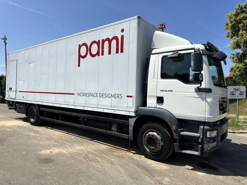 MAN TGM 18.290 CLOSED BOX 8m80 x 2m48 x 2m48 - EURO 5 - AIR SUSP - A/C - TAILLIFT 2000kg - BELGIAN TRUCK - Kamion sa zatvorenim sandukom: slika 1 MAN TGM 18.290 CLOSED BOX 8m80 x 2m48 x 2m48 - EURO 5 - AIR SUSP - A/C - TAILLIFT 2000kg - BELGIAN TRUCK - Kamion sa zatvorenim sandukom: slika 1